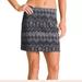 Athleta Skirts | Athleta Printed Tech Stretch Skirt Gray Black Xs | Color: Black/Gray | Size: Xs