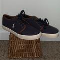 Polo By Ralph Lauren Shoes | Boy’s Polo Ralph Lauren Canvas Sneakers New 4.5 | Color: Blue | Size: 4.5b