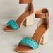 Anthropologie Shoes | Anthropologie Lien.Do By Seychelles Morelia | Color: Blue/Tan | Size: 6