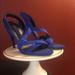 Zara Shoes | Blue Zara Heels | Color: Blue | Size: 7