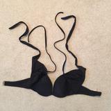Victoria's Secret Swim | Black Bikini Top Wrap Style | Color: Black | Size: 32c