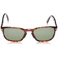 Persol Men's 0PO3234S Sunglasses, Havana/Green, 54