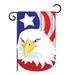 Breeze Decor Eagle Garden 2-Sided Polyester 18 x 14 in. Garden Flag in Blue/Gray | 18 H x 13.5 W in | Wayfair TG-BI-G-111040-AP-P2-D-IM02-TG