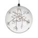 The Holiday Aisle® Glitter Swirl Ball Ornament Plastic in Gray | 6 H x 6 W x 6 D in | Wayfair 6A753D9BB3DF4538A81792ABC645584E