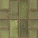 Brown/Green 48 x 0.35 in Indoor Area Rug - Ebern Designs Geometric Olive Green/Brown Area Rug Polyester/Wool | 48 W x 0.35 D in | Wayfair