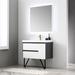 Brayden Studio® Courtnie 36" Single Bathroom Vanity Set Plastic | 21.81 H x 35.88 W x 18.12 D in | Wayfair 4F1ABE2C5A7D4035ABE3C41AC58737CD