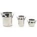 Rebrilliant Matt Milk Pail 3 Container Food Storage Set Stainless Steel in Gray | 4 H x 3 W x 3 D in | Wayfair 7C86194DD7F54370A392FD4BFA7F5B0A