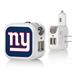 New York Giants Solid Design USB Charger