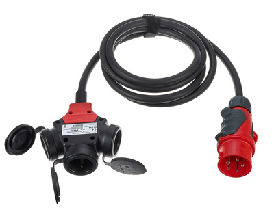 Stairville 3 Way Powersplit CEE 16A 3m