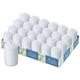 HYOOLA White Pillar Candles 50/100 mm (2 x 4 Inch) - 24 Pack Unscented Pillar Candle Set - European Made