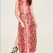 Michael Kors Dresses | Michael Kors Coral Red\Snake Print Maxi Dress | Color: Black/Red | Size: S