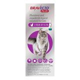 Bravecto Plus For Large Cats 500 Mg (13.75 To 27.5 Lbs) Purple 1 Dose