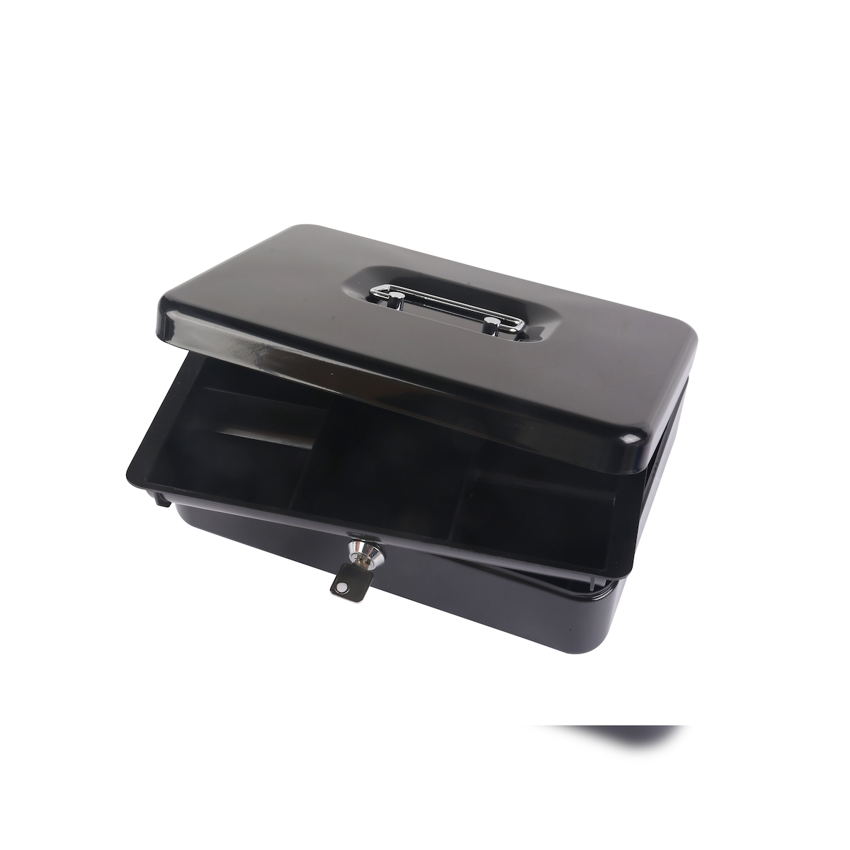 SIGMA Geldkassette 8878XS, Stahlblech, 150 x 125 x 70 mm, schwarz Image