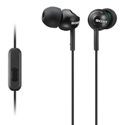 Sony Ericsson Sony MDR-EX15AP Kopfhörer Verkabelt im Ohr Anrufe/Musik Schwarz Image