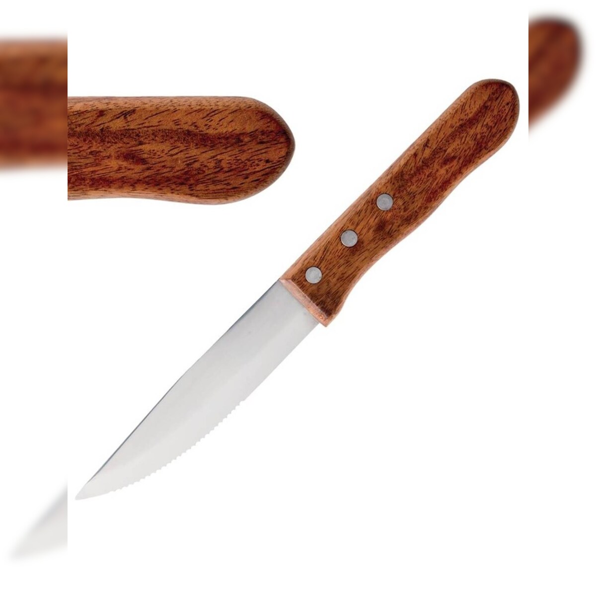 Olympia Jumbo Steakmesser mit Holzgriff 12,5cm Image