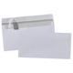 SIGMA Briefumschläge, DIN Lang, ohne Fenster, haftklebend, weiß, 100 Stück