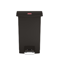 Rubbermaid Tretabfalleimer Slim Jim 1883611 Kunststoff 50l schwarz Image