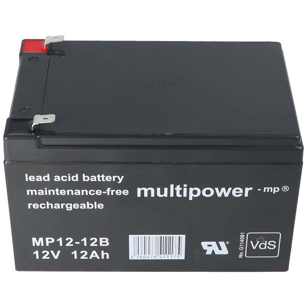 Multipower MP12-12B Blei Akku 12 Volt 12Ah Image