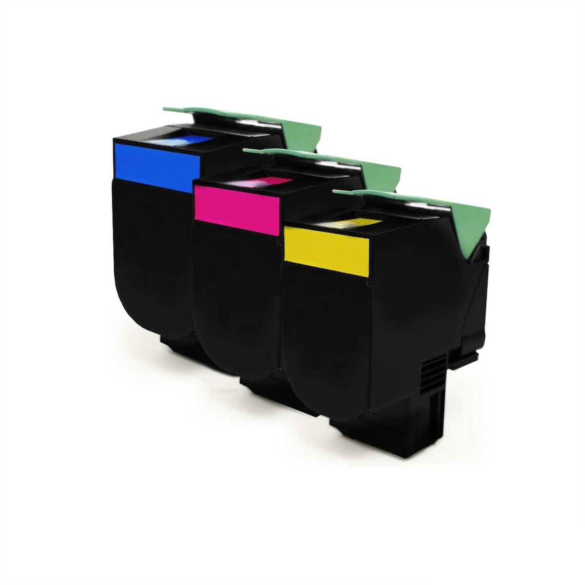 3x XXL Eurotone Toner Alternative für Lexmark 80C2SC0 802S Cyan 80C2SM0 Magenta 80C2SY0 Gelb Image