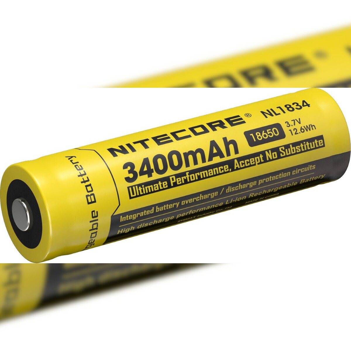 Nitecore Li-Ion Akku Typ 18650 3400mAh NL1834 Original Image