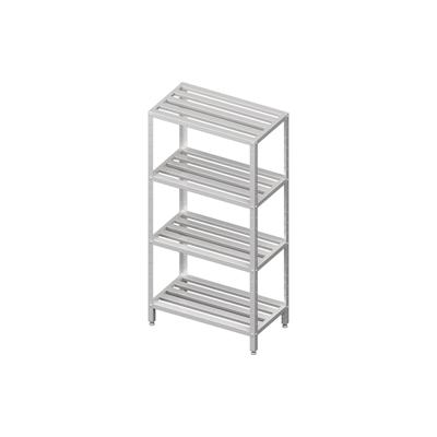 Stalgast Durchreiche-Hochschrank mit Flügeltüren, verschweißt : 900x700x1800 mm Image