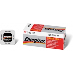 Energizer Silberoxid HD Uhrenbatterie 393-SR48-SR754W-SG5 - 1er Miniblister Image