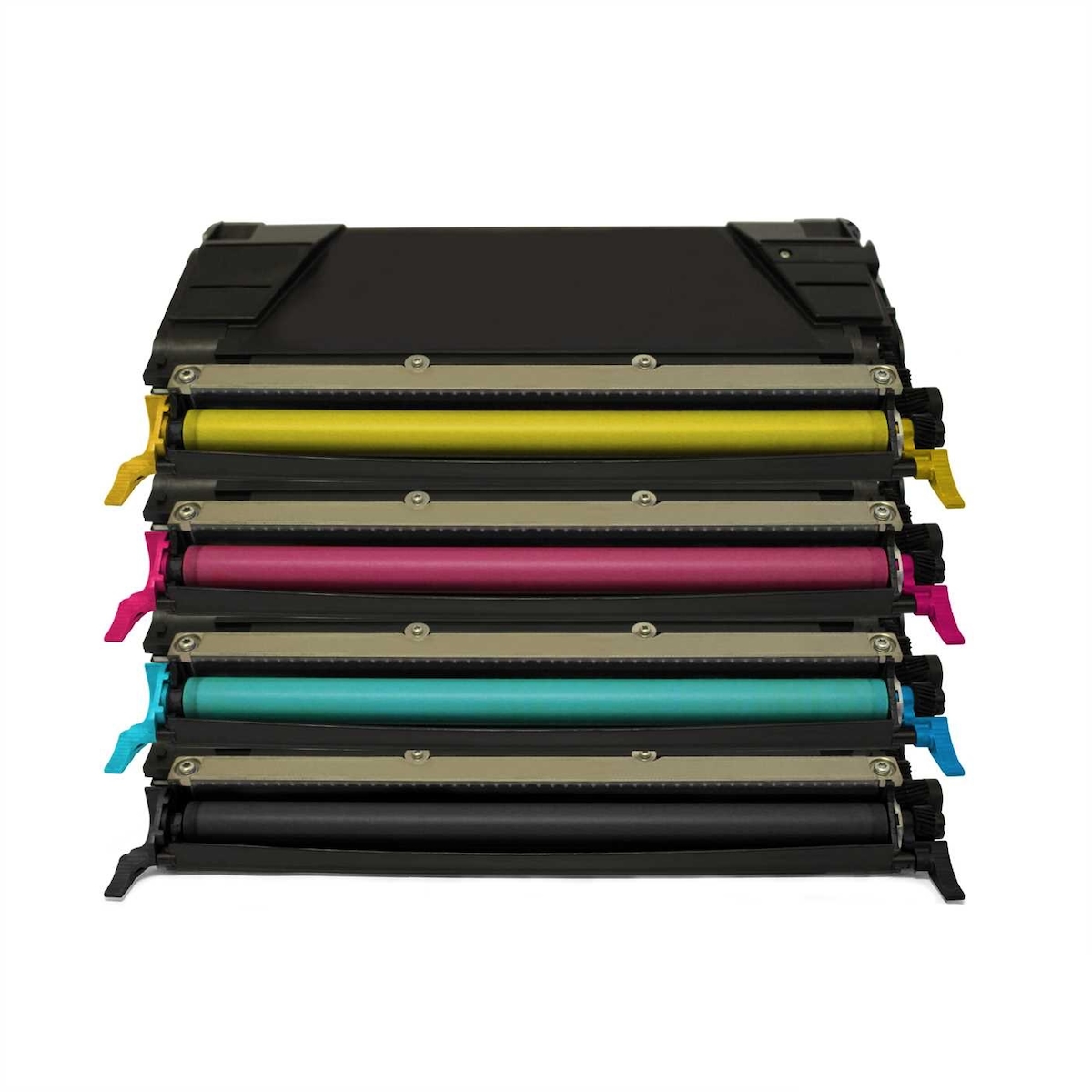 4x Eurotone Toner Alternative für Lexmark C520 C522 Schwarz Cyan Magenta Gelb Image