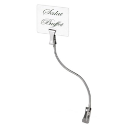 APS Schilderhalter/Kartenhalter/Tischkartenhalter -FLEXIBEL-Länge: 12 cm Image