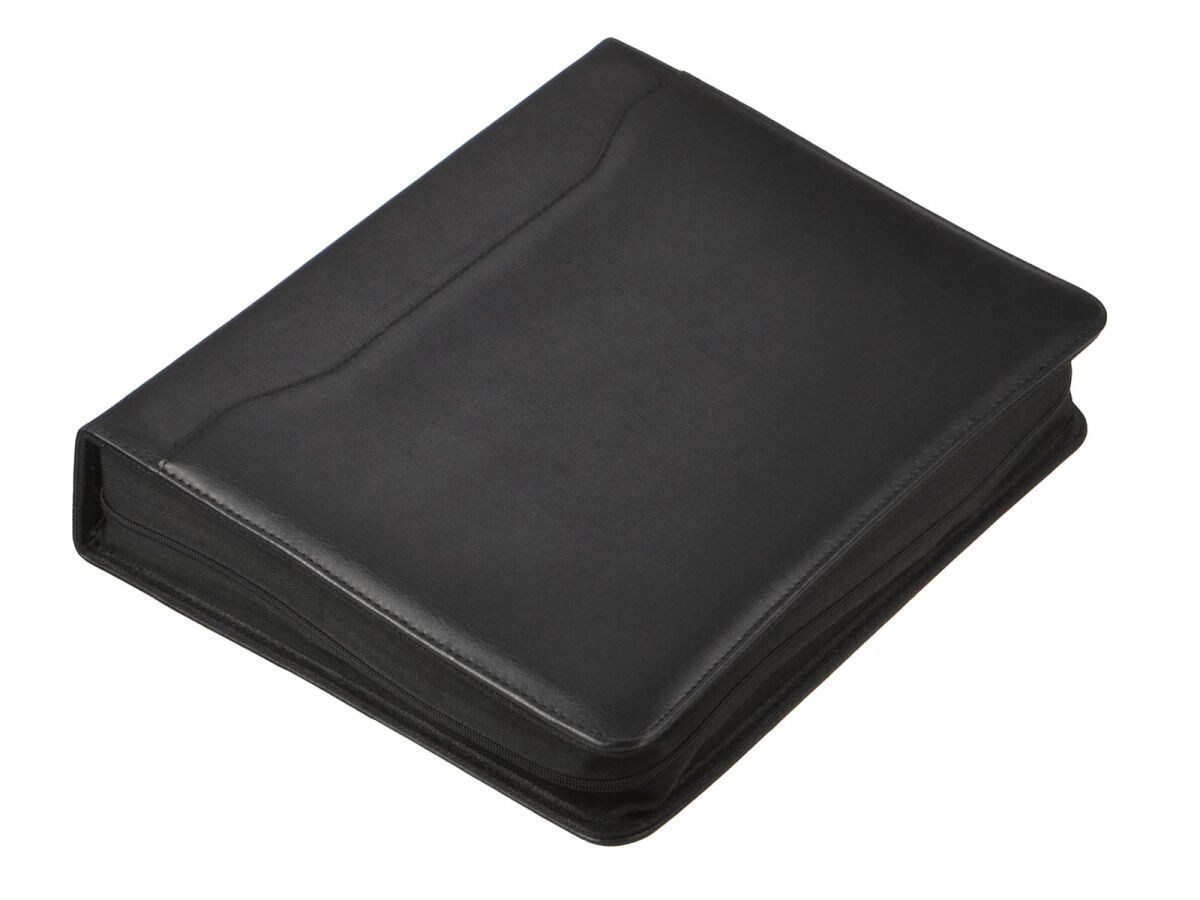 Alassio Ringbuchmappe 50mm mit Griff Konferenzmappe A4 schwarz Mappe mit großer Mechanik 30076 Image