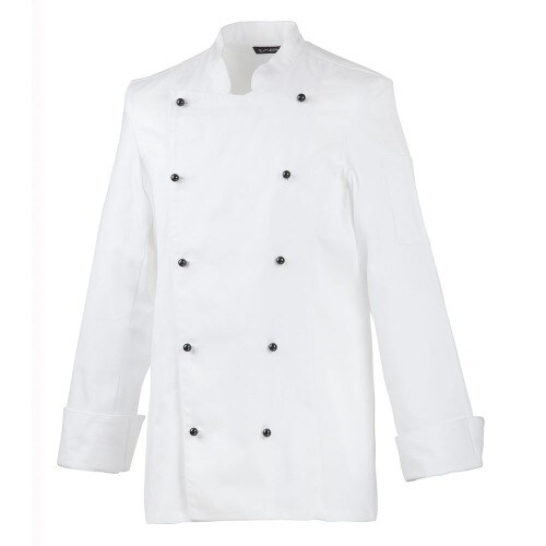Exner 214 - Damenkochjacke Langarm, tailliert : weiß 100% Baumwolle 230 g/m² (15) XL Image