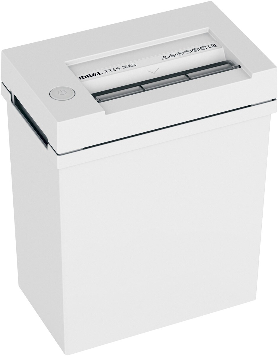 IDEAL Schreibtisch-Aktenvernichter 2245 CC, 4 x 40 mm, P-4, Partikelschnitt, 6 Blatt, 20 Liter Volumen, Kunststoffbehälter Image