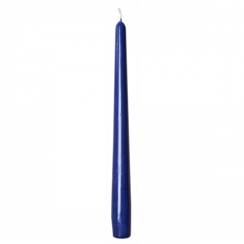 Sovie CANDLES Spitzkerzen Gastronomie Ø 2,2cm x 24cm in Blau 50 Stück – Brenndauer ca. 7 Std.
