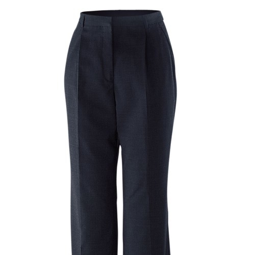 Exner 801 - Damenhose mit Bundfalte : navy 53% Polyester 43% Schurwolle 4% Elasthan 38 Image