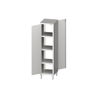 Stalgast Edelstahl Durchreiche-Hochschrank mit Flügeltüren, 500x600x2000 mm, verschweißt Image