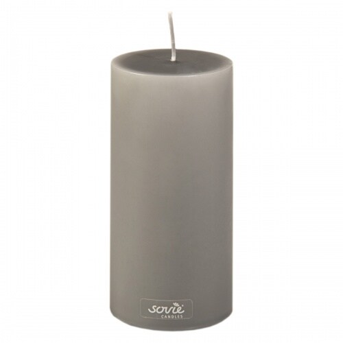 Sovie CANDLES Stumpenkerze in Braun Ø 70 mm x H 150 mm - Brenndauer ca. 82 Std. Image