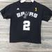 Adidas Shirts & Tops | Adidas Spurs Kawhi Leonard Boys Shirt | Color: Black | Size: 5b