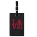 Black Arkansas Razorbacks Love Bag Tag