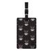 Black Howard Bison Mascot Tokyodachi Luggage Tag