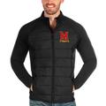 Men's Antigua Black Maryland Terrapins Altitude Full-Zip Jacket