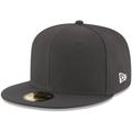 Men's New Era Graphite Blank 59FIFTY Fitted Hat