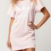 Adidas Dresses | Adidas Pale Pink Trefoil Tee Dress | Color: Pink/White | Size: S