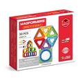 Magformers 715015 Basic 30 Magnetic Construction Set with Circle Pieces Basisset Plus, 30dlg, Blue, Red, Orange, Green, Purple