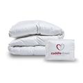 Cuddledown 100% Pure Canadian Goose Down Duvet - Hypoallergenic, Pure Cotton Fabric (Single, 13.5 tog)