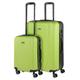 ITACA - Gepäck-Sets, Reisekoffer, Reisekoffer Set, Kofferset, Hartschalenkoffer, Trolley-Set, Luggage - Große Auswahl an Koffer & Trolleys für Jede Reise! 71117, Pistazien-Anthrazit