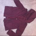 Brandy Melville Jackets & Coats | Brandy Melville Maroon Jacket | Color: Red | Size: One Size