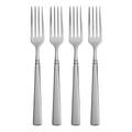 Oneida Easton Fine Flatware Dinner Forks, Set of 4, 18/10 Stainless Steel