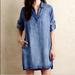 Anthropologie Dresses | Anthropologie Cloth & Stone Chambray Tunic Dress | Color: Blue | Size: M