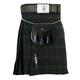 Scottish Black Watch Tartan Traditional Kilt Set with Kilts Sporran Belt Buckle Pin (48)