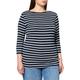 Tommy Hilfiger - Women's Heritage Boat Neck 3/4 Tee - Womens T Shirts - Tommy Hilfiger Women - T Shirt - Blue - Size L