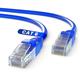 Mr. Tronic Blue Cat 6 Ethernet Cable 100m, LAN Ethernet Network Cable with RJ45 Ends Connectors, Internet Cable Compatible with Cat 7 / Cat 8 | AWG24 Patch Cable, UTP Cat6 CCA Cable (100 Meter, Blue)